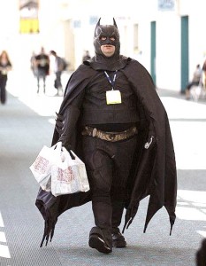 Batman cosplay at SDCC