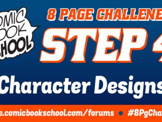 Step 4 of the 8-Page Challenge to Make Comics