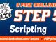 Header image for Scripting step of 8-Page Challenge