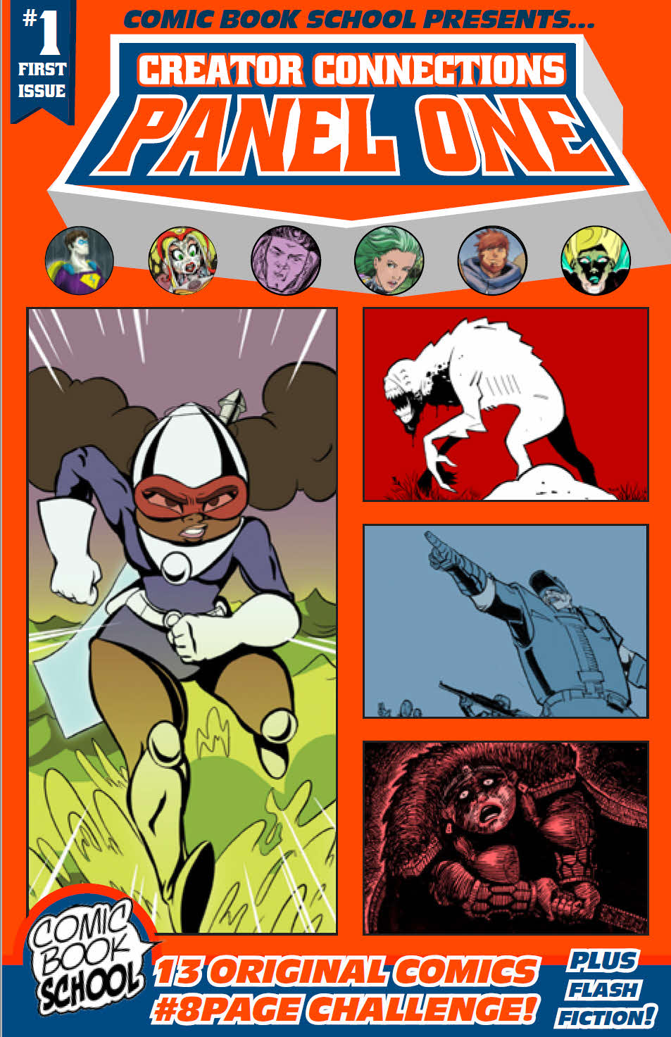 Cover to the Creator Connections: Panel One anthology