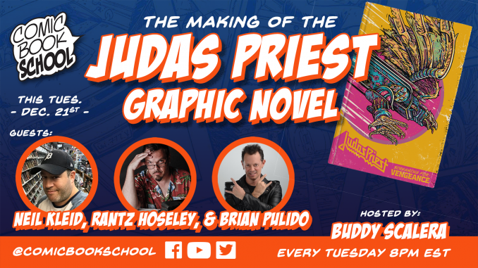 Header image for Judas Priest Graphic Novel