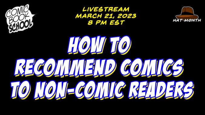 How to Recommend Comics Header